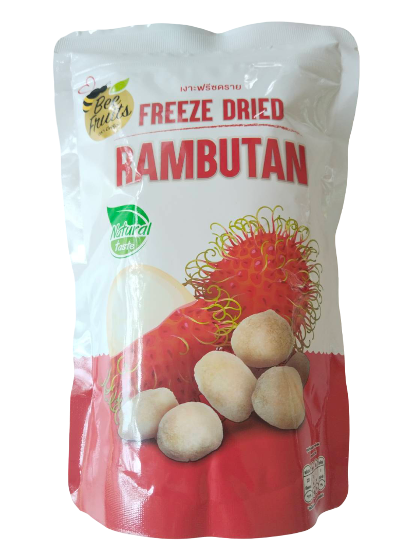 เงาะฟรีซดราย ตรา บีฟรุ๊ต ขนาด 50 กรัม